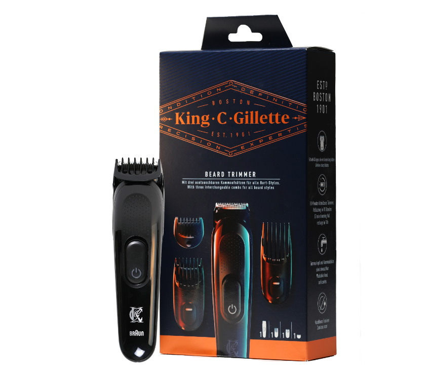 Kabelloser Bart- und Haartrimmer von King C. Gillette